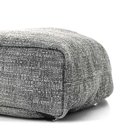 Chanel Canvas Large Deauville Backpack Charcoal 10 of 10