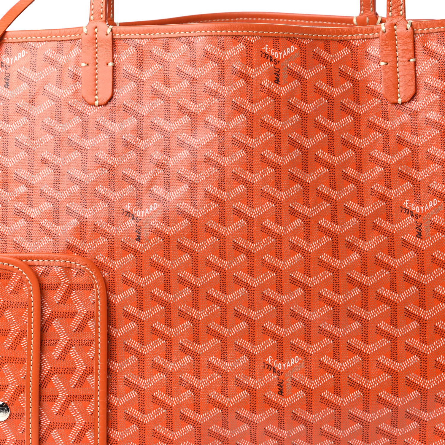 Goyard Goyardine Saint Louis GM Orange 8 of 8