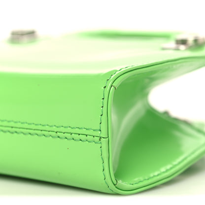 Salvatore Ferragamo Brushed Calfskin Micro Wanda Top Handle Bag Green 9 of 11