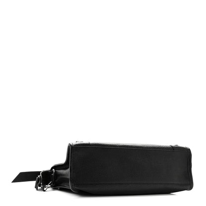 Balenciaga Chevre Black Metallic Edge Hardware S City Black 4 of 10