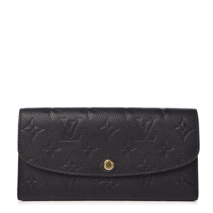 Louis Vuitton Empreinte Emilie Wallet Black Dune 1 of 6