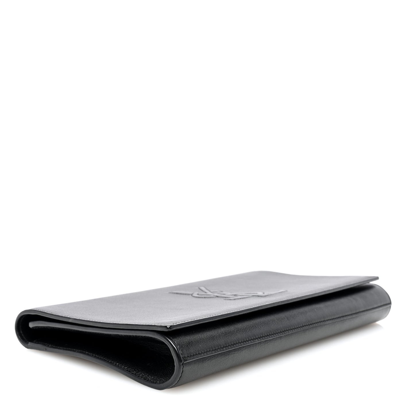 Goatskin Monogram Large Belle De Jour Clutch Black