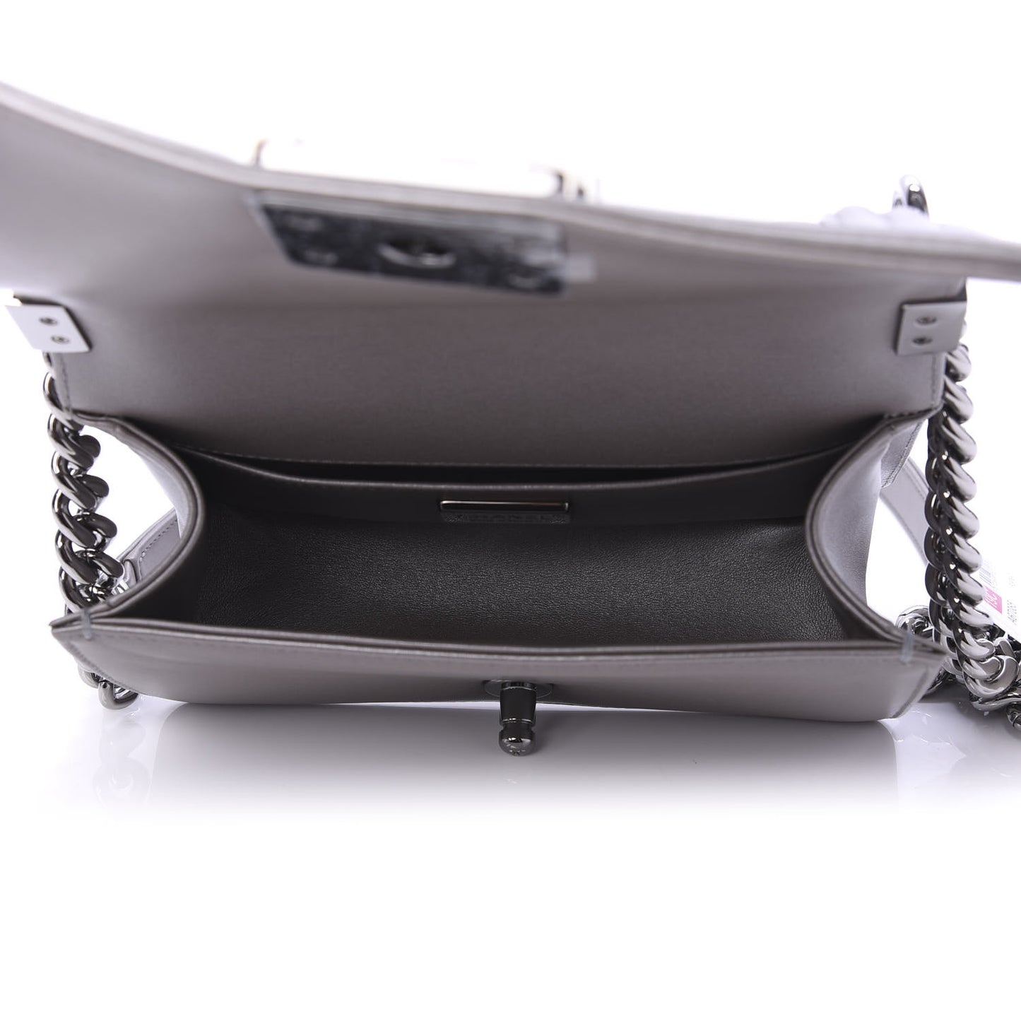 Galuchat Stingray Small Boy Flap Silver