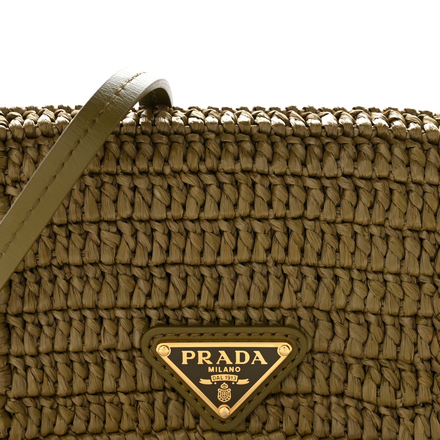 PRADA ショルダーバッグ PRADA (プラダ) トライアングル ロゴ サフィアーノ レザー ショルダー