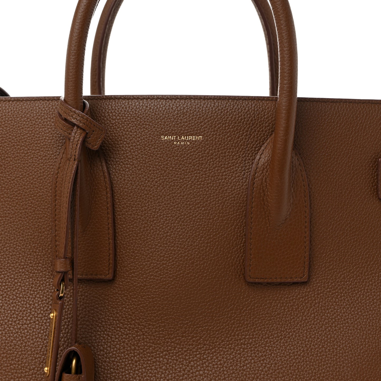 Grained Calfskin Large Souple Sac De Jour Cinnamon