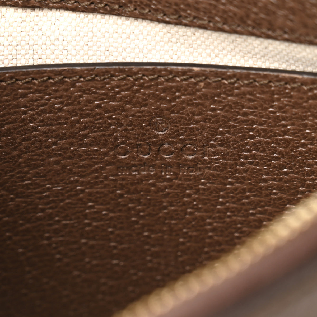 GG Supreme Monogram Textured Dollar Calfskin Small Ophidia Hobo Beige Ebony New Acero