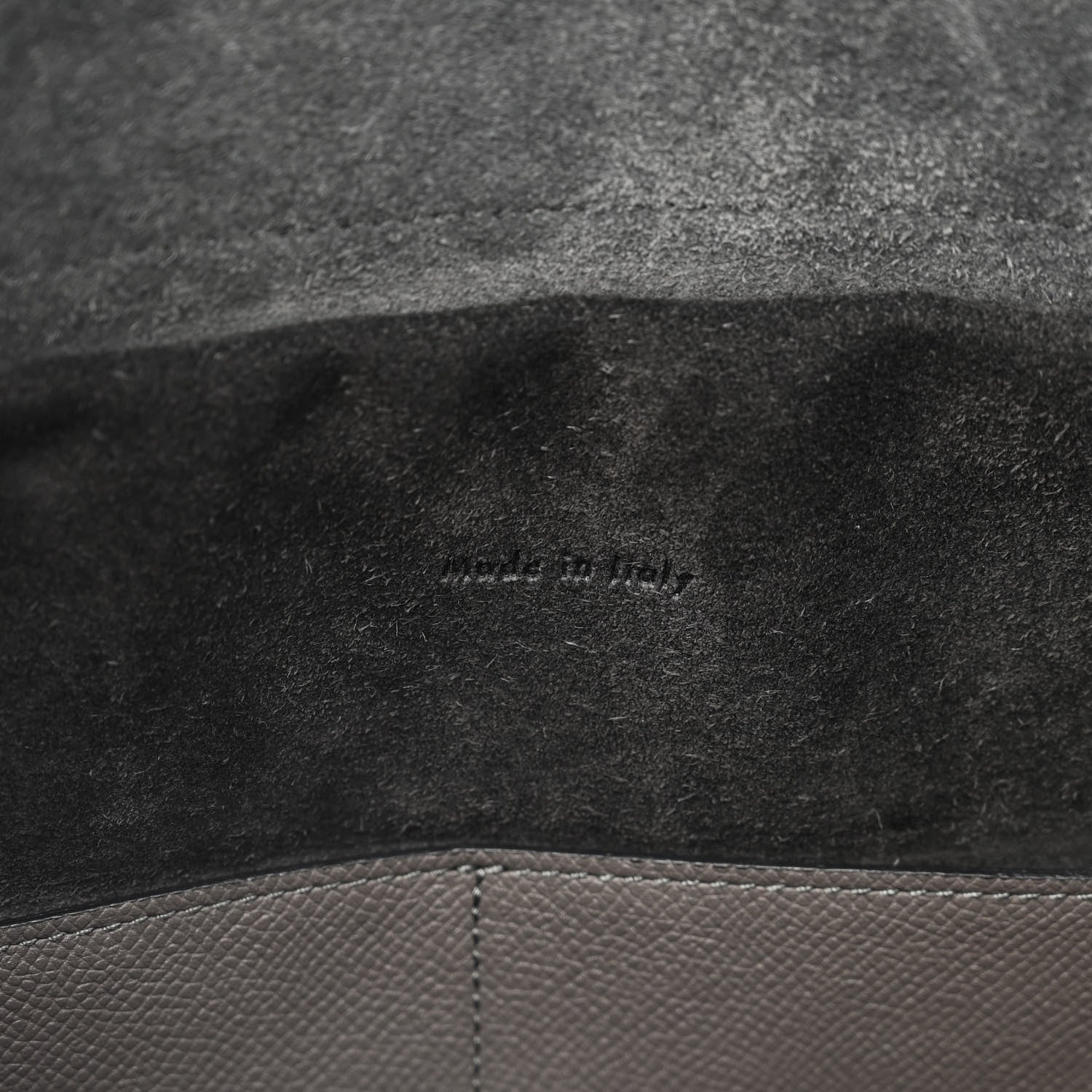 Celine Grained Calfskin Mini Belt Bag Grey 6 of 12