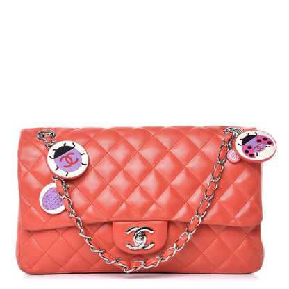 Chanel Lambskin Quilted Medium Ladybug Flap Red 1 of 15
