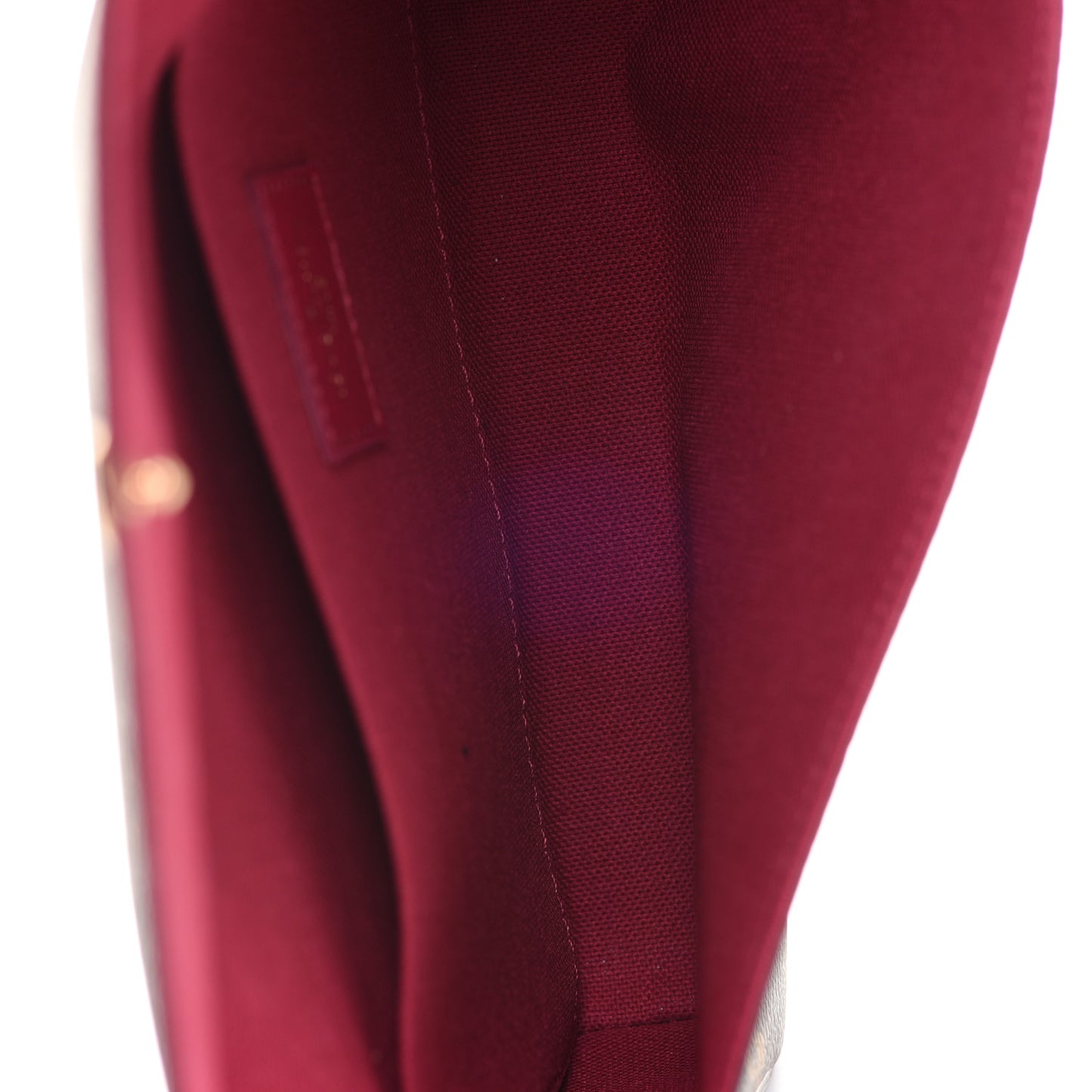 Monogram Pochette Felicie Chain Wallet Fuchsia