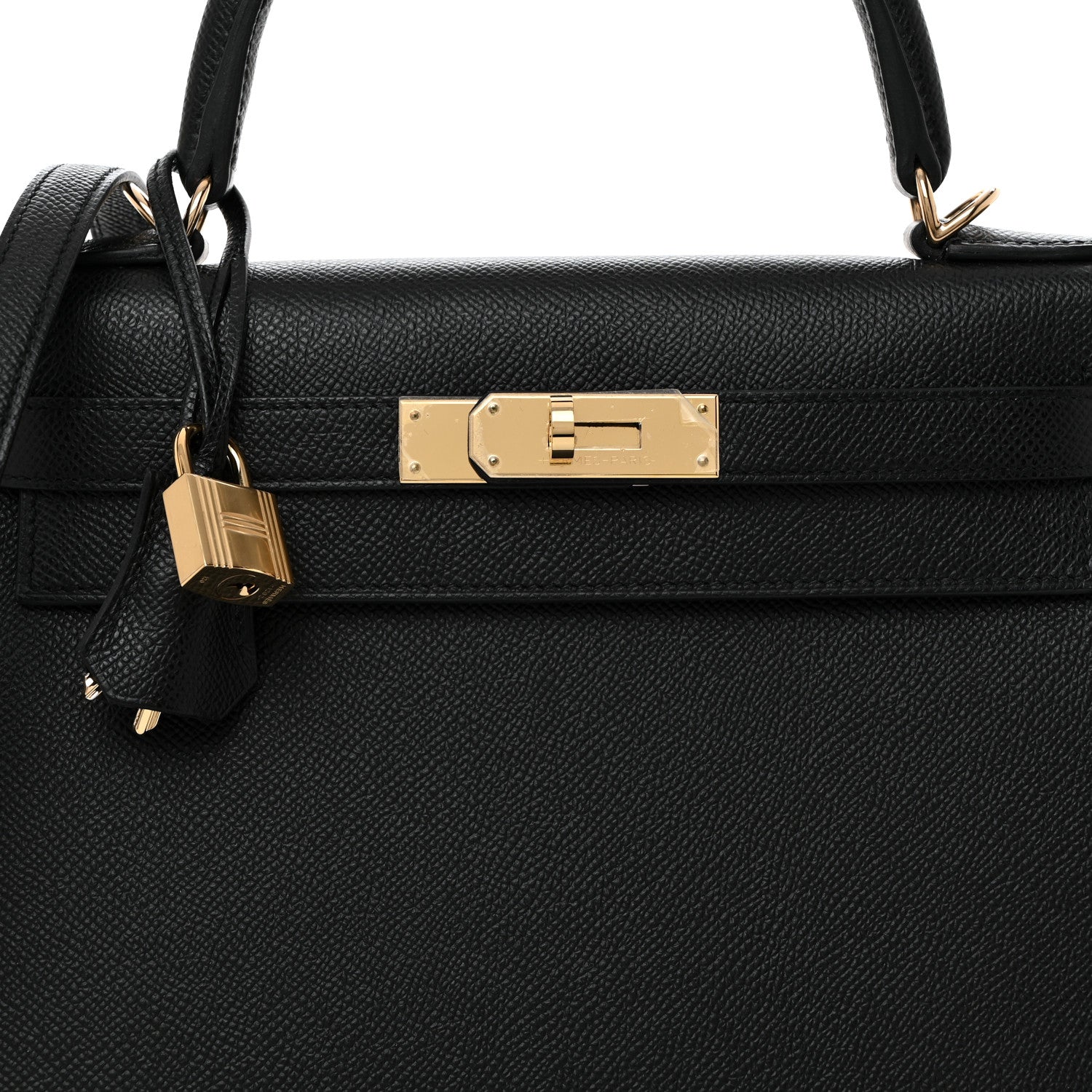 Hermes Epsom Kelly Sellier 28 Black 8 of 11