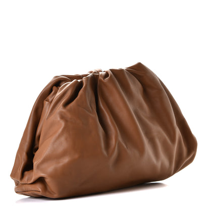 Bottega Veneta Smooth Butter Calf The Pouch Oversized Clutch Cammello 10 of 14
