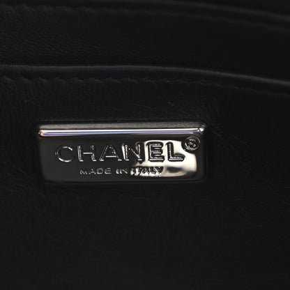 Chanel Sequin Ribbon Mini Rectangular Flap Black White 6 of 10