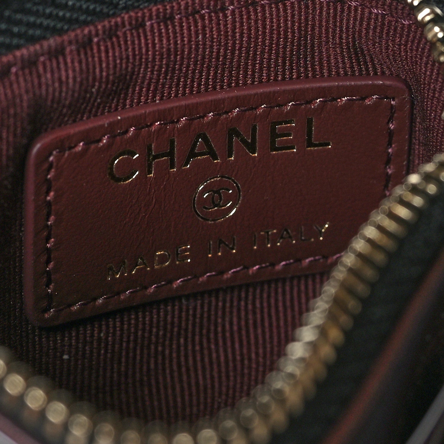 Chanel Caviar Quilted Compact Zipped Pocket Wallet Black 6 of 8