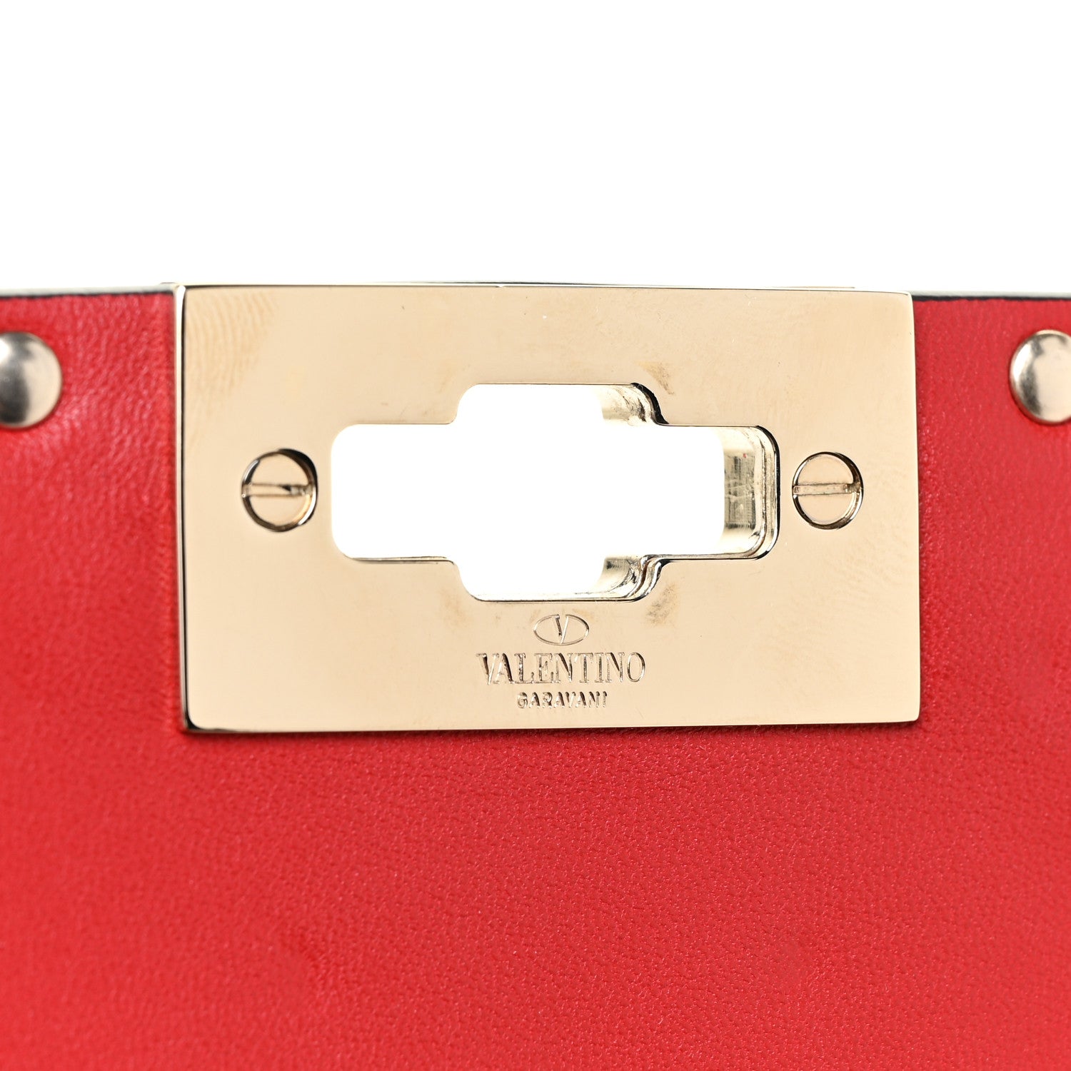 Valentino Garavani Nappa Medium Rockstud Spike Shoulder Bag Rosso Valentino 10 of 12
