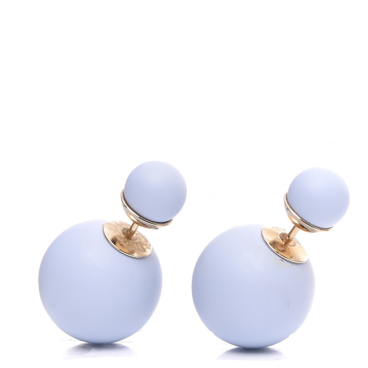 Christian Dior Mise En Dior Tribal Earrings Light Blue 1 of 4
