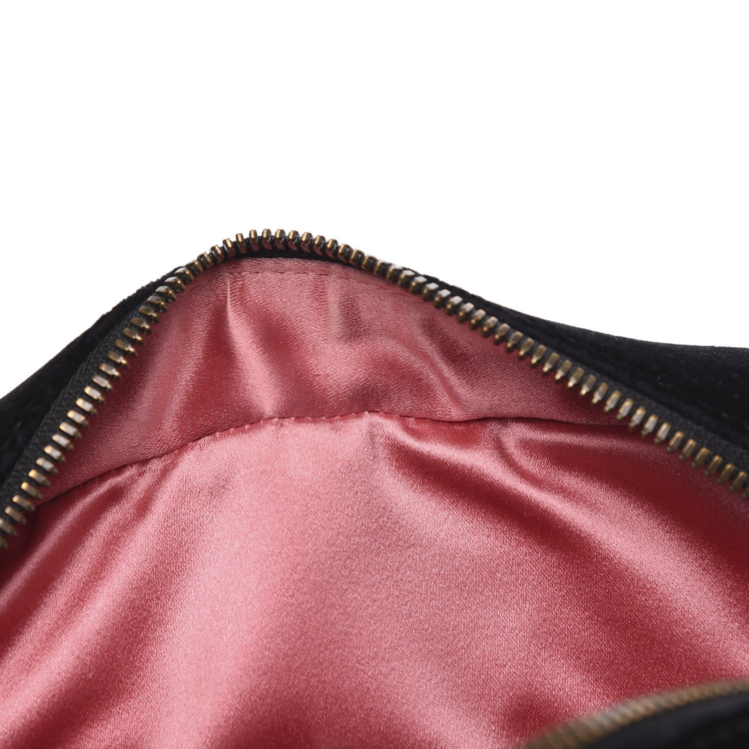 Gucci Velvet Matelasse Small GG Marmont Chain Shoulder Bag Black 13 of 14