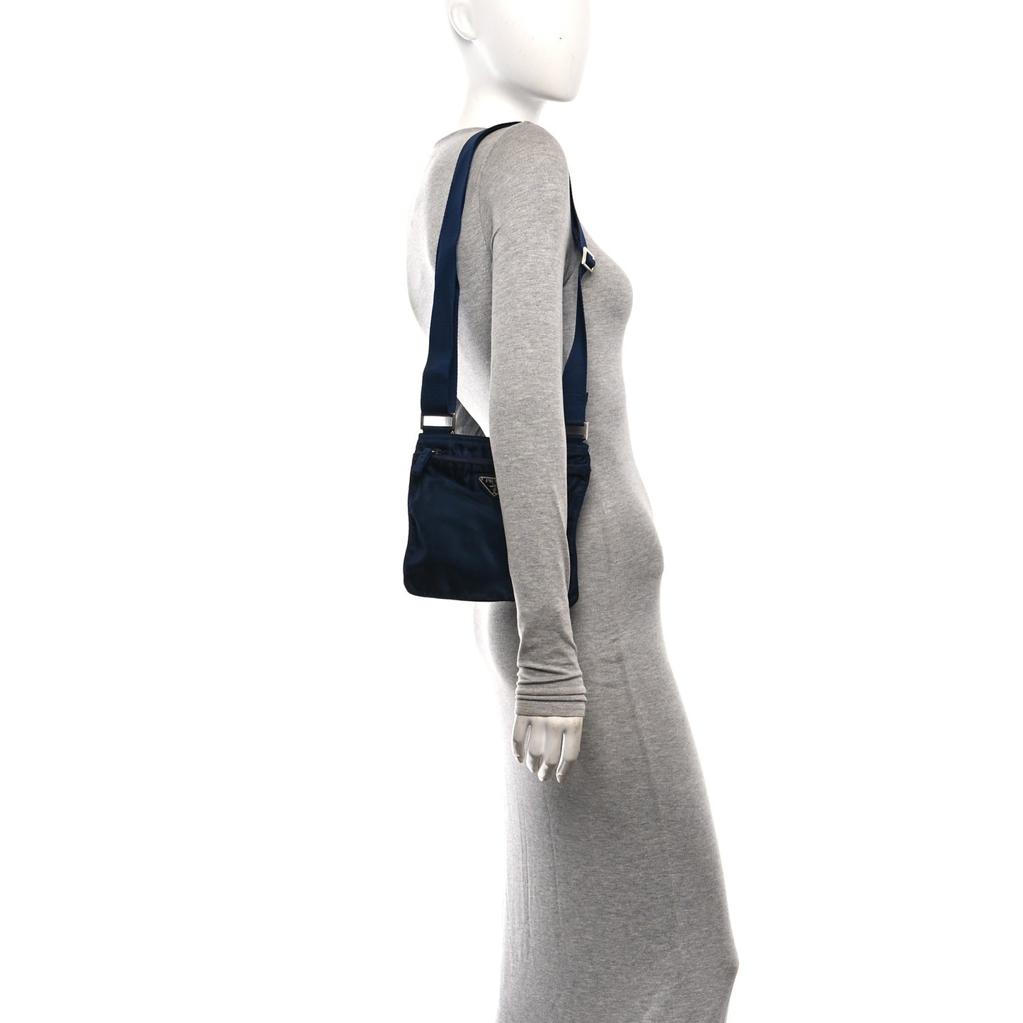 Nylon Small Flat Messenger Bag Baltico