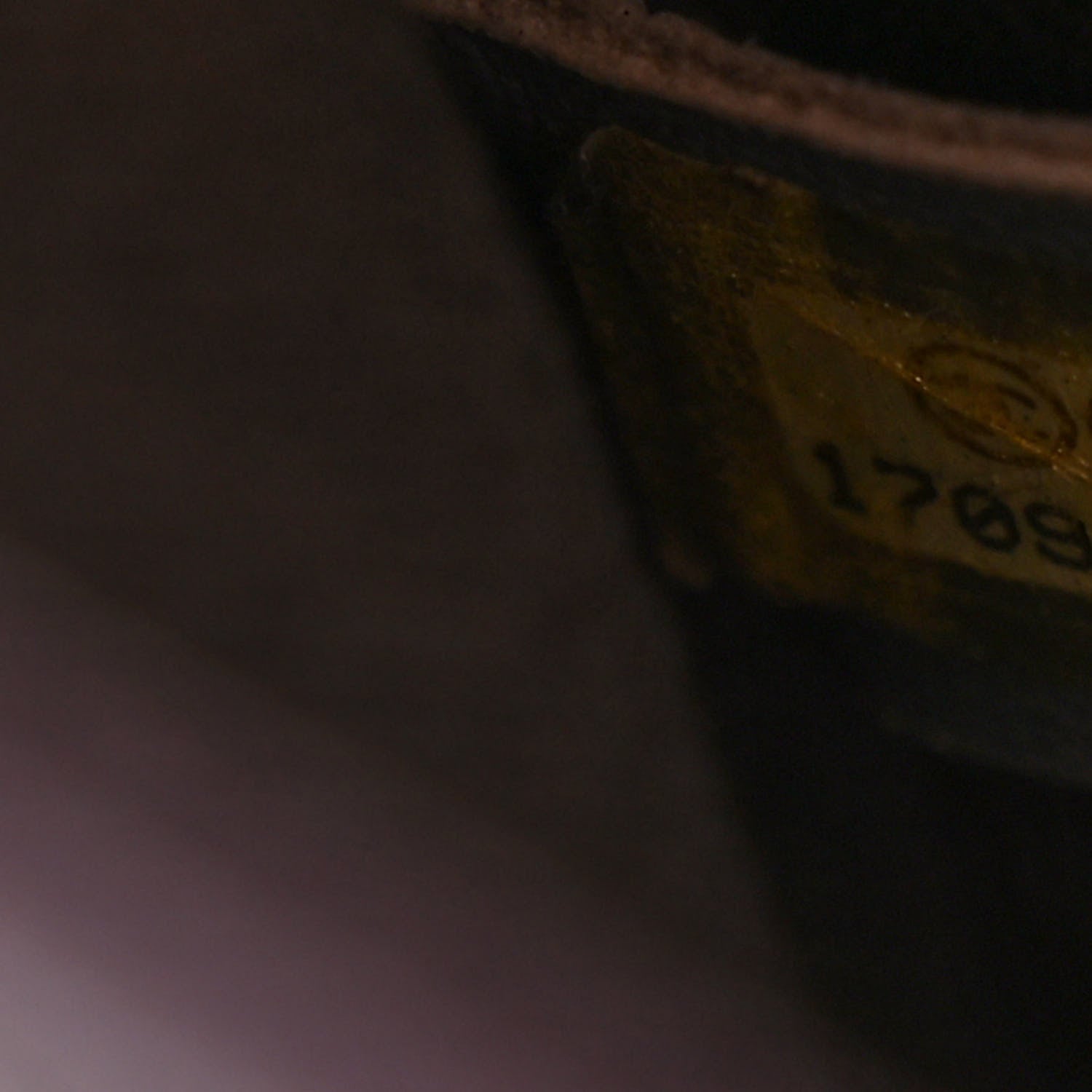 Chanel Calfskin Crystal Embossed Medium Boy Flap Plum 7 of 10