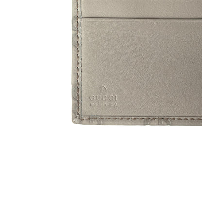 Gucci Guccissima Princy French Flap Wallet Off White 6 of 7