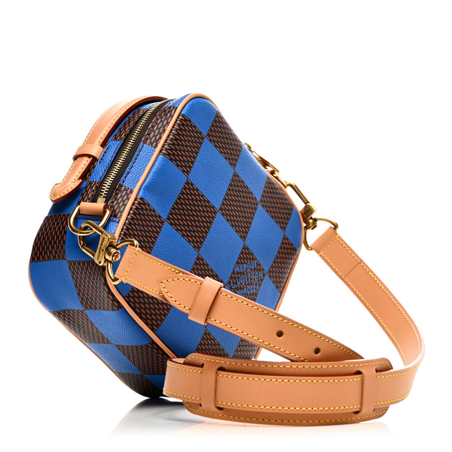 Damier Pop Chess Messenger Blue