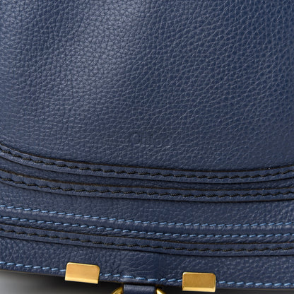 Chloe Calfskin Medium Marcie Satchel Royal Navy 9 of 9