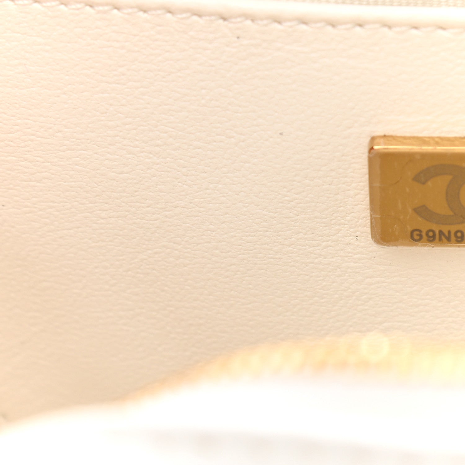 Chanel Lambskin Quilted CC In Love Heart Bag White 7 of 11