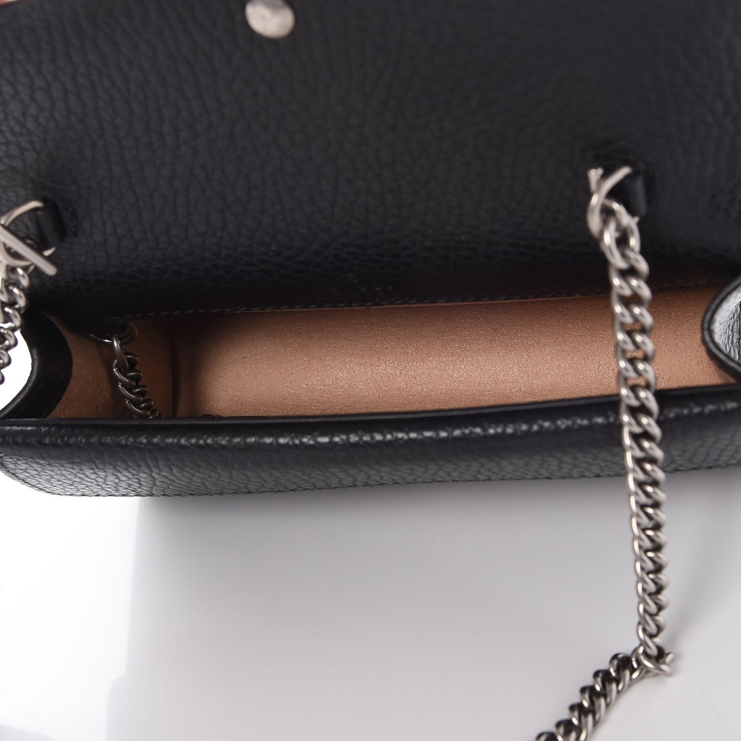 Calfskin Super Mini Dionysus Shoulder Bag Black