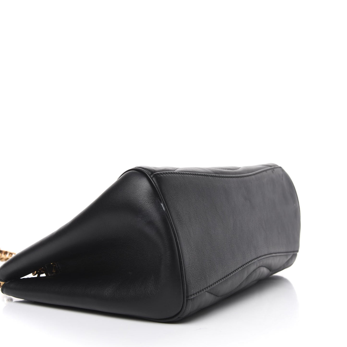 Calfskin New Wave Chain Tote Black