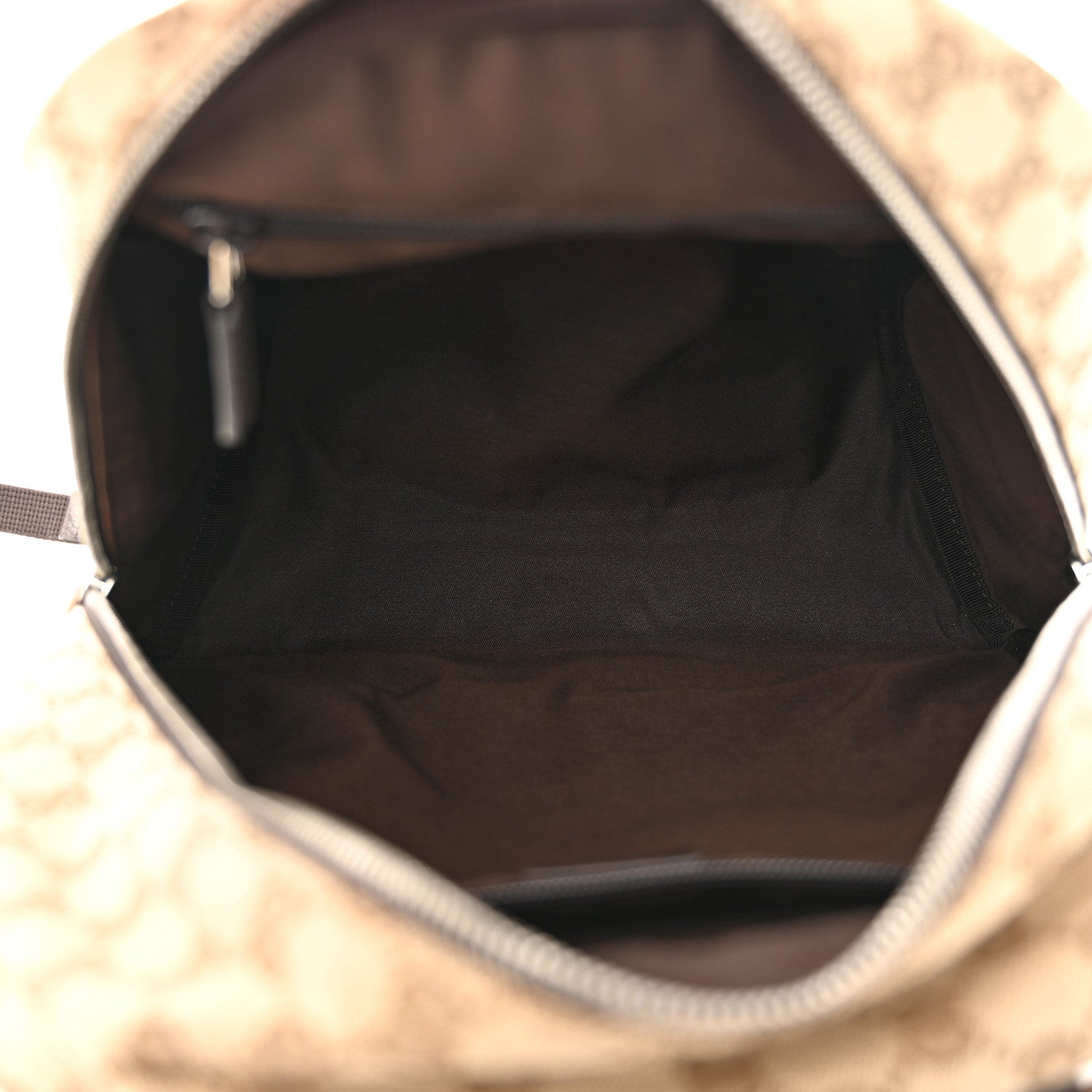 Gucci Monogram Travel Backpack Dark Brown 5 of 11