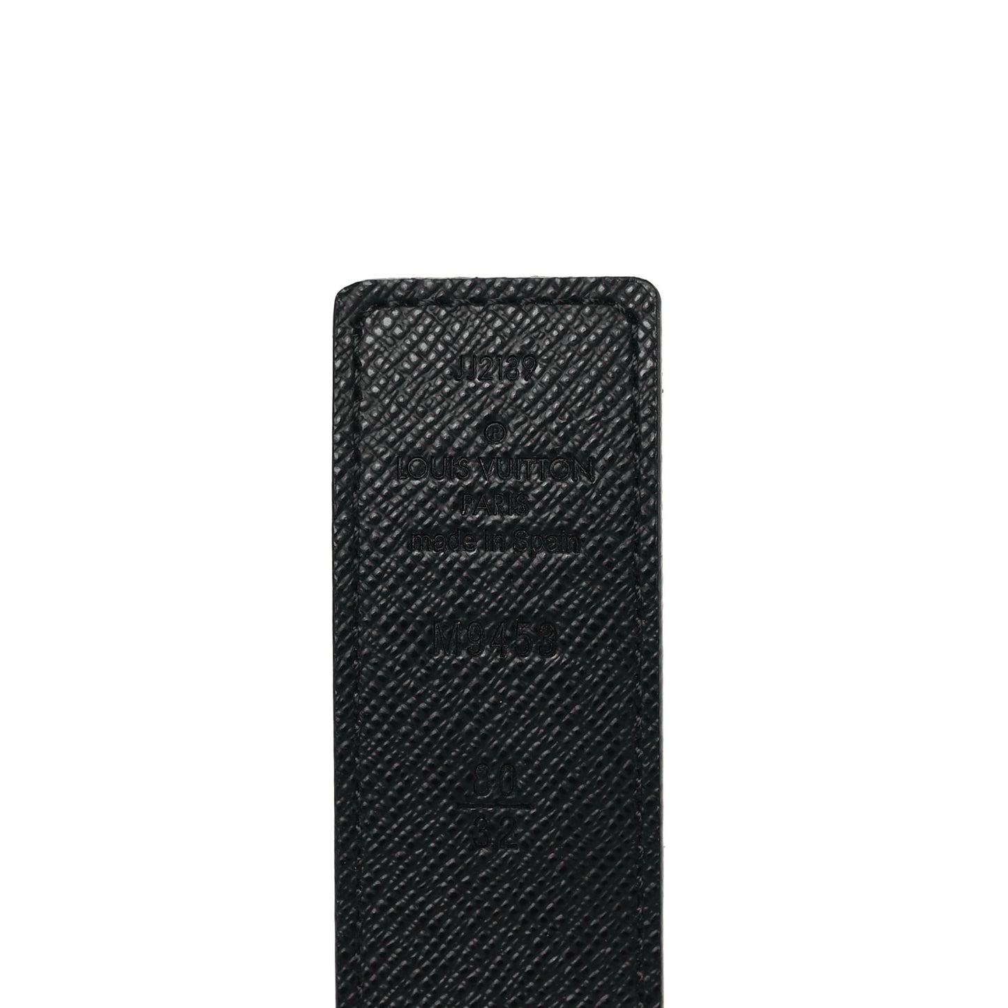 Calfskin Monogram 30mm LV Initiales Reversible Belt 80 32 Black