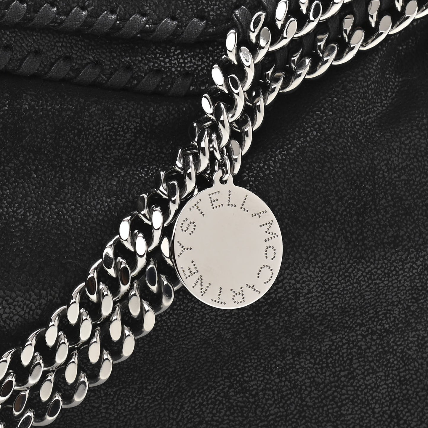 Shaggy Deer Falabella Fold Over Tote Black