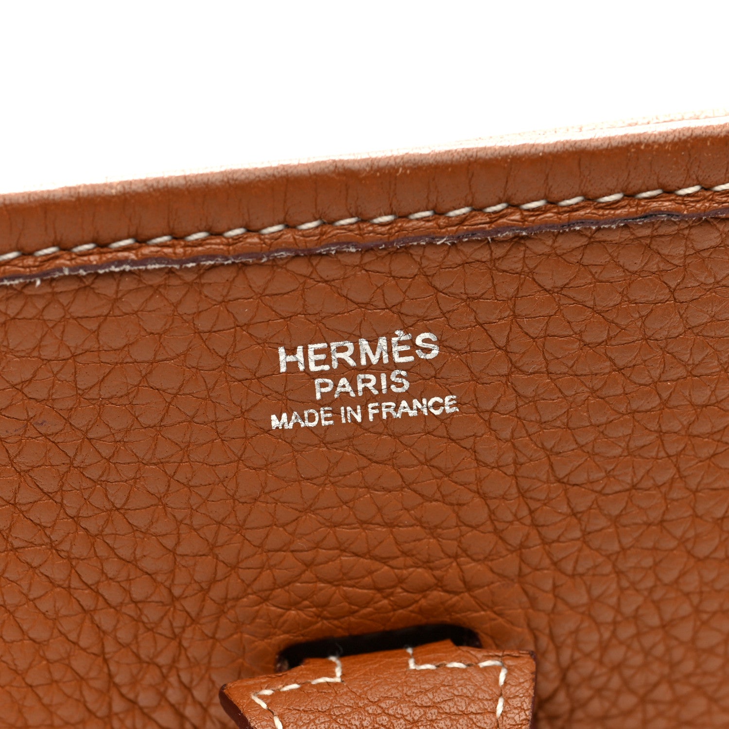 Hermes Taurillon Clemence Evelyne PM Gold 6 of 10