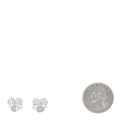 Tiffany Platinum Diamond Paper Flowers Cluster Earrings 2 of 5