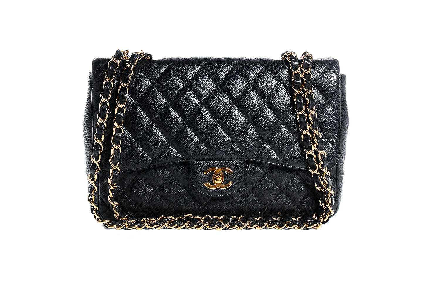 Chanel Caviar Jumbo Flap Black 1 of 9