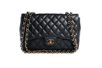 Chanel Caviar Jumbo Flap Black 1 of 9