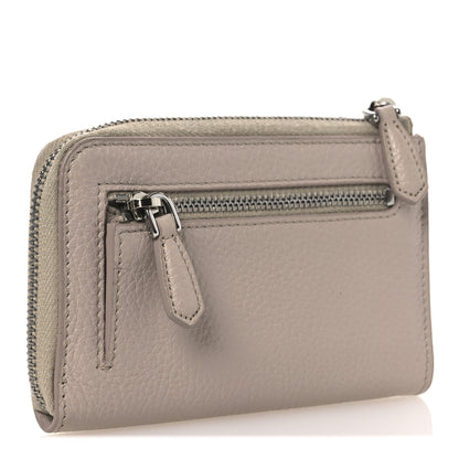 Prada Daino Colour Metal Zip Around Keychain Ninfea 3 of 9