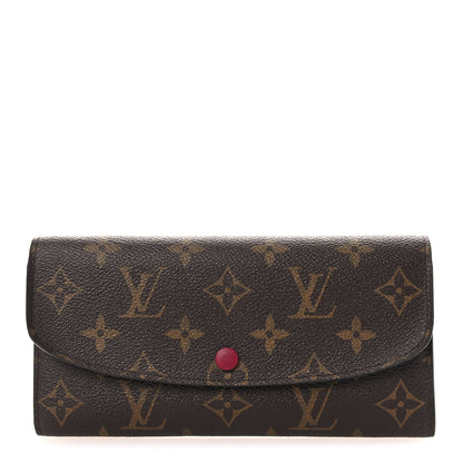 Louis Vuitton Monogram Emilie Wallet Fuchsia 1 of 7