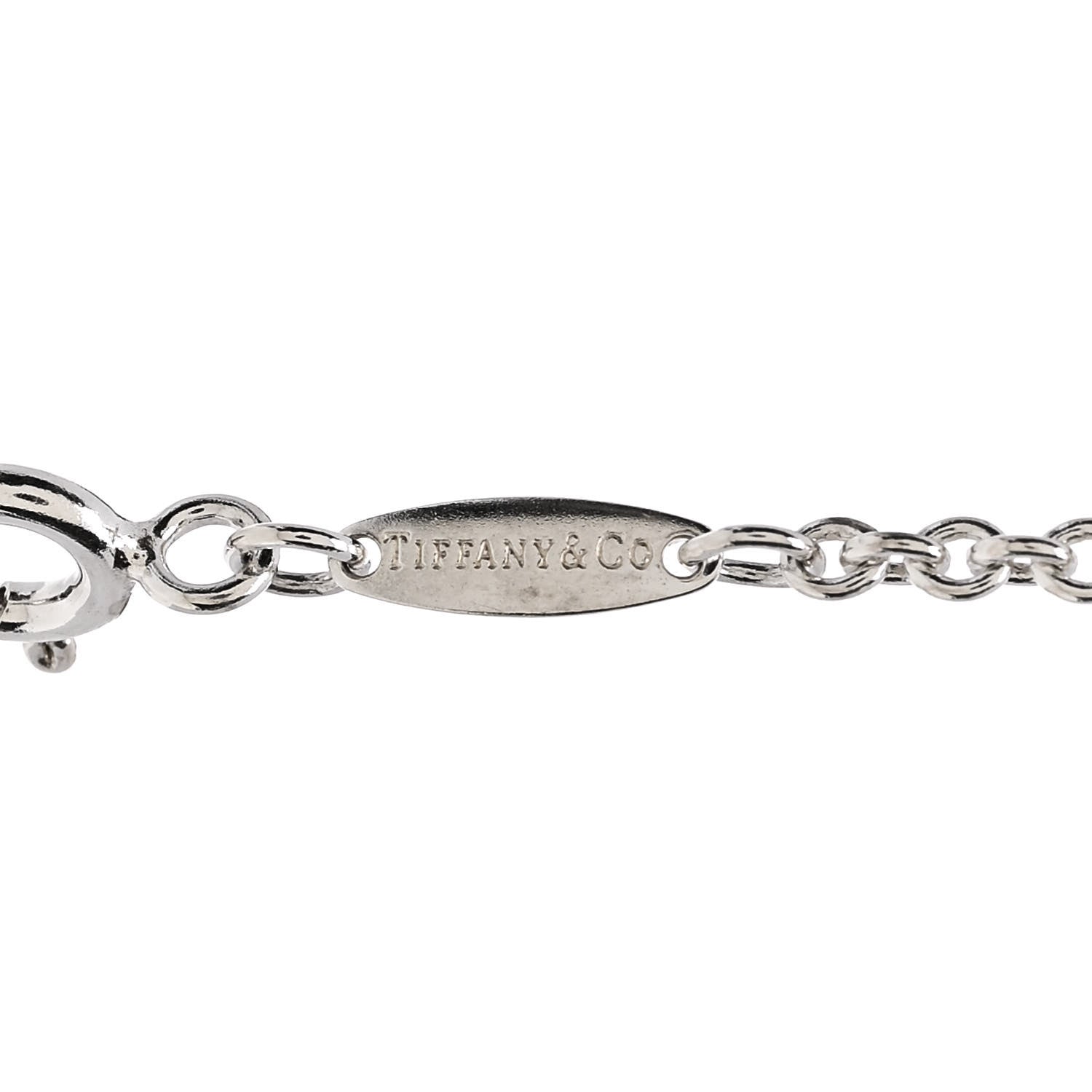 Tiffany Sterling Silver Elsa Peretti Teardrop Charm Bracelet 3 of 4