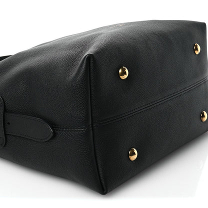 Louis Vuitton Grained Calfskin Low Key Hobo MM Black 9 of 11