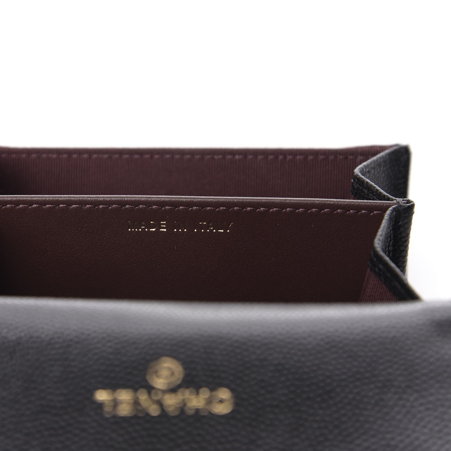 Chanel Caviar Quilted Flap Card Holder Wallet Black 6 of 8