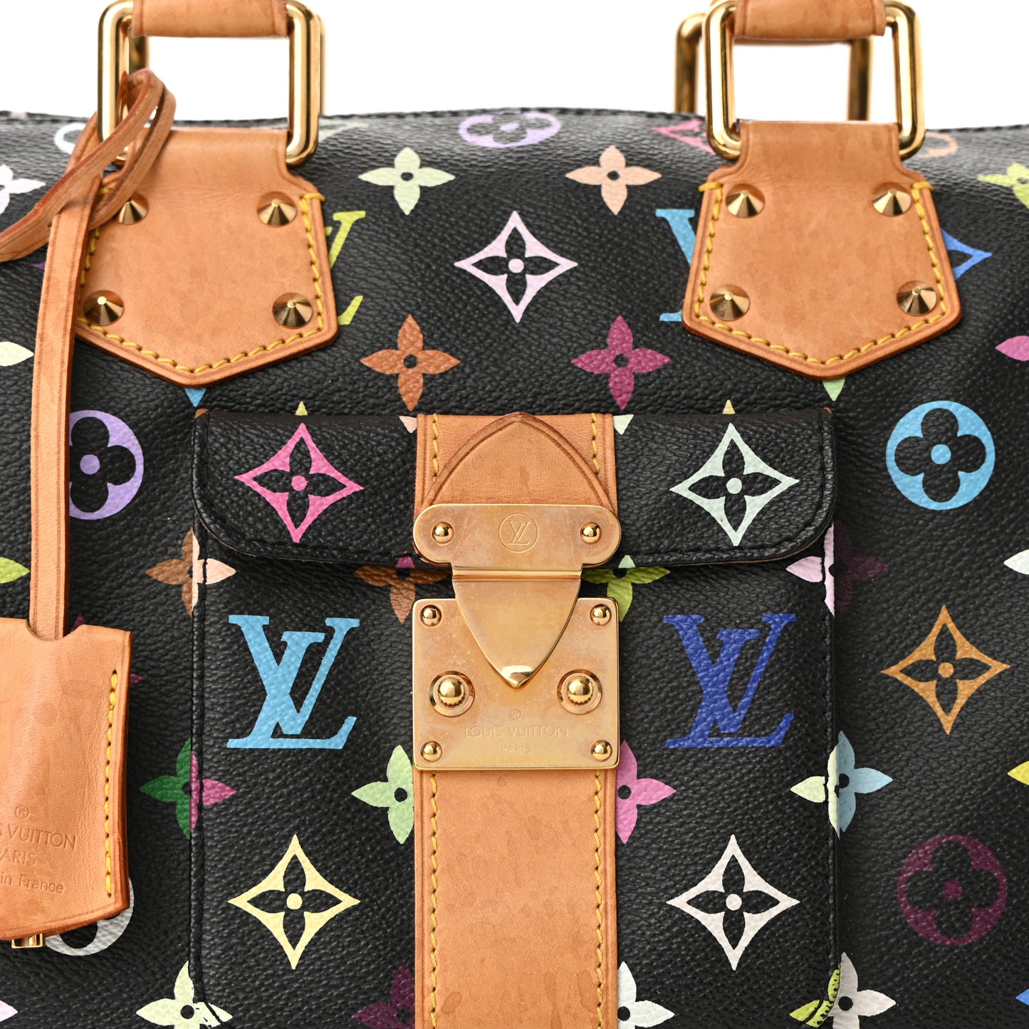 Monogram Multicolor Speedy 30 Black