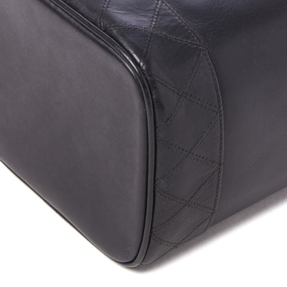 Chanel Calfskin Cosmetic Vanity Bag Black 4 of 10