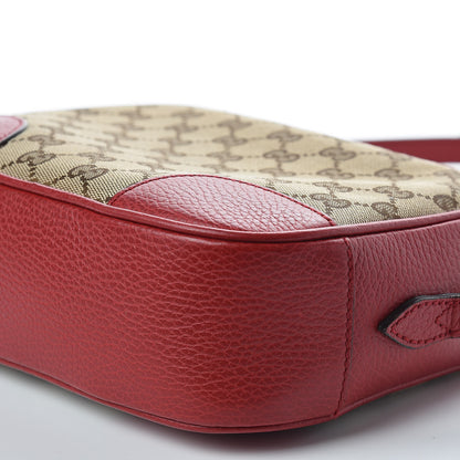 Gucci Monogram Mini Bree Messenger Bag Red 6 of 11
