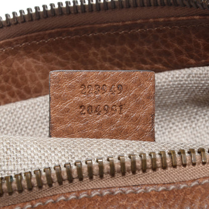 Gucci Straw Crocodile Medium Secret Hobo Brown 7 of 7