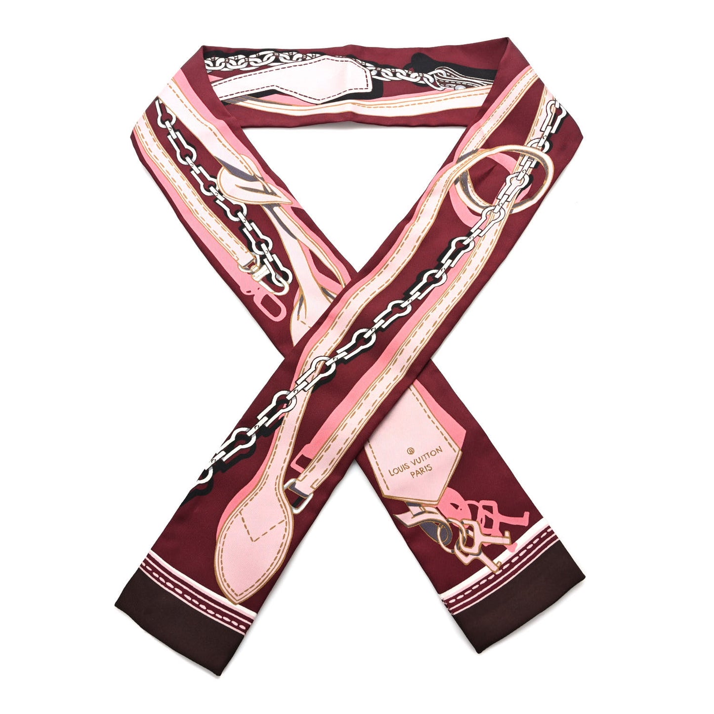 Silk Handle Me Bandeau Bordeaux