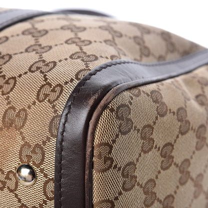 Gucci Monogram Medium Joy Boston Dark Brown 13 of 17