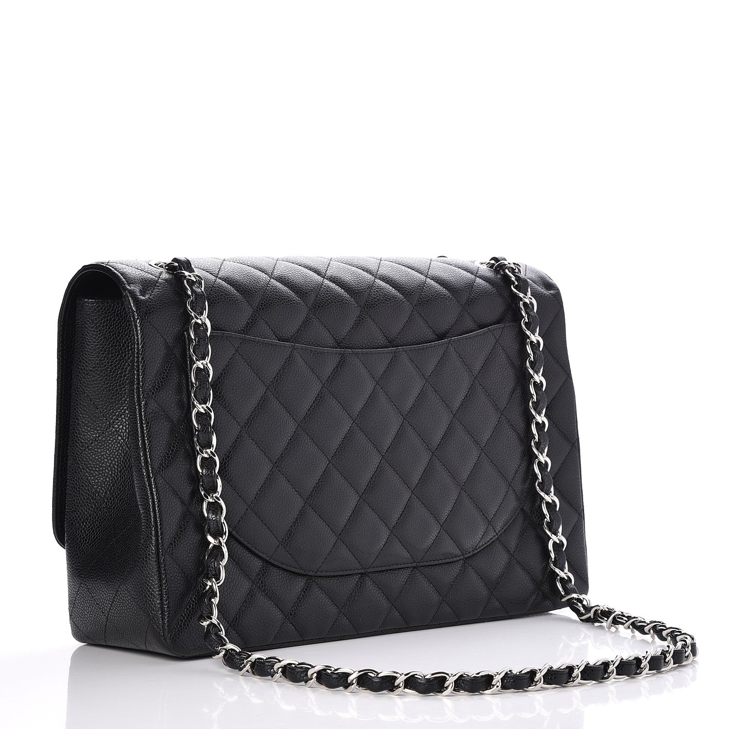 Chanel Caviar Quilted Maxi Single Flap Black 4 of 9