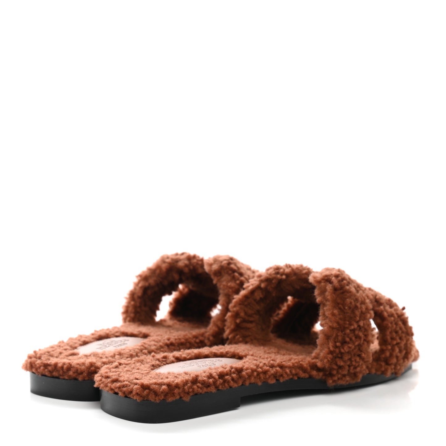 Woolskin Oran Sandals 36.5 Cognac