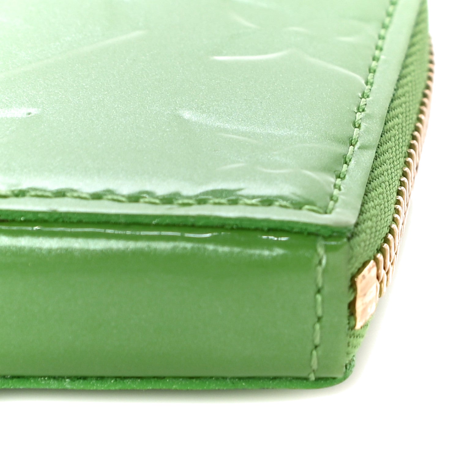 Louis Vuitton Vernis Heart Coin Purse Vert Tonic 8 of 11