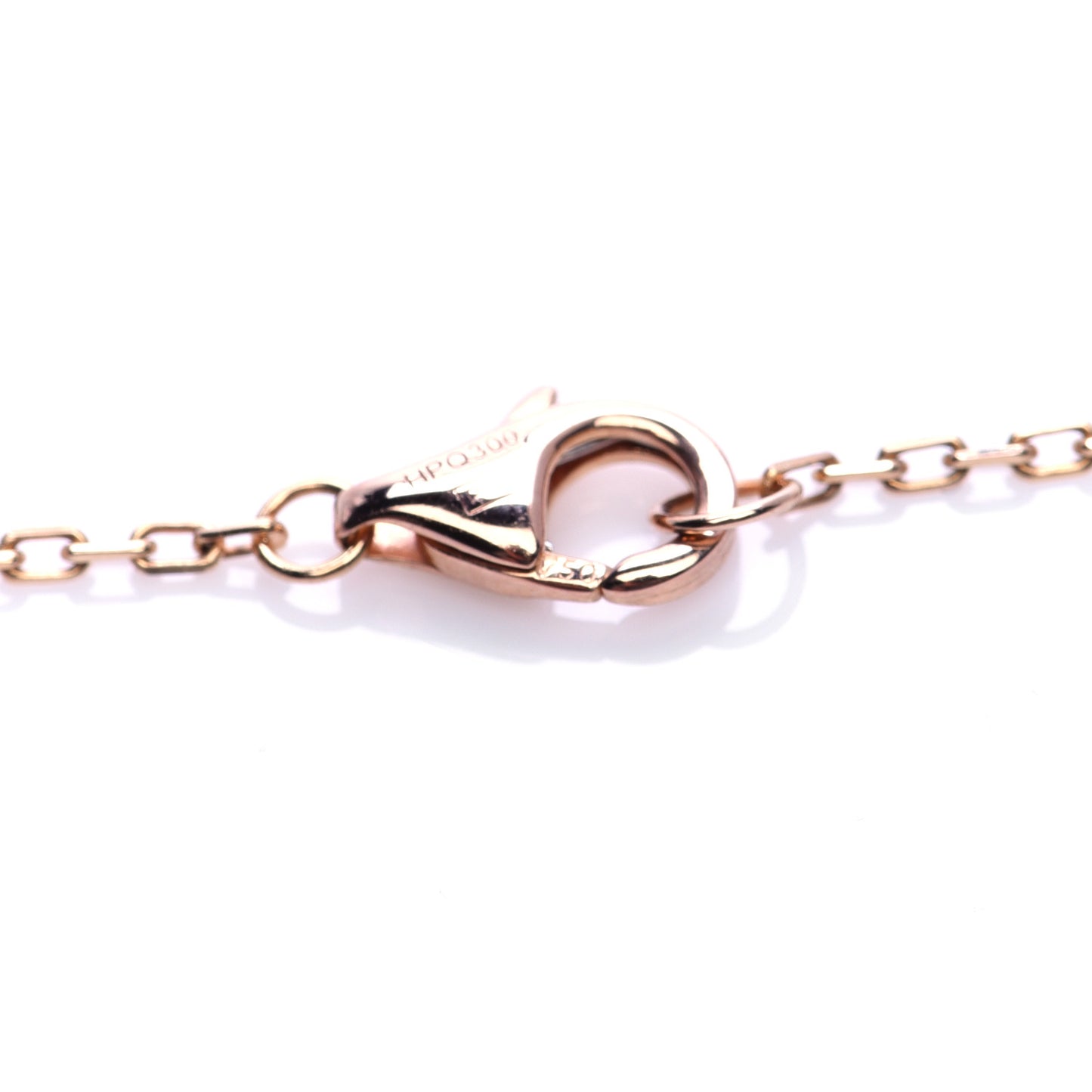 18K Pink White Yellow Gold Diamond Trinity De Cartier Pendant Necklace